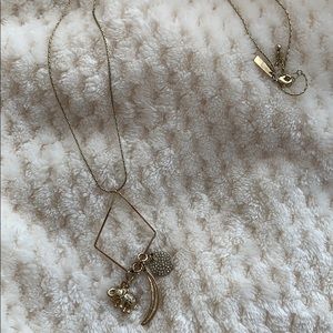 Adorable long charm necklace
